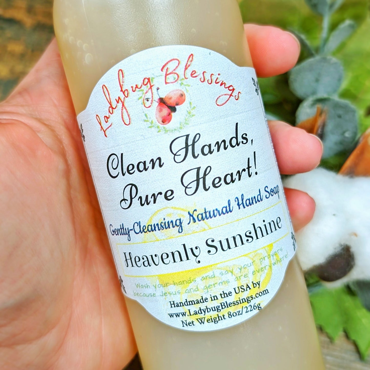 Clean Hands-Pure Heart Liquid Olive Oil Hand Soap *NEW*