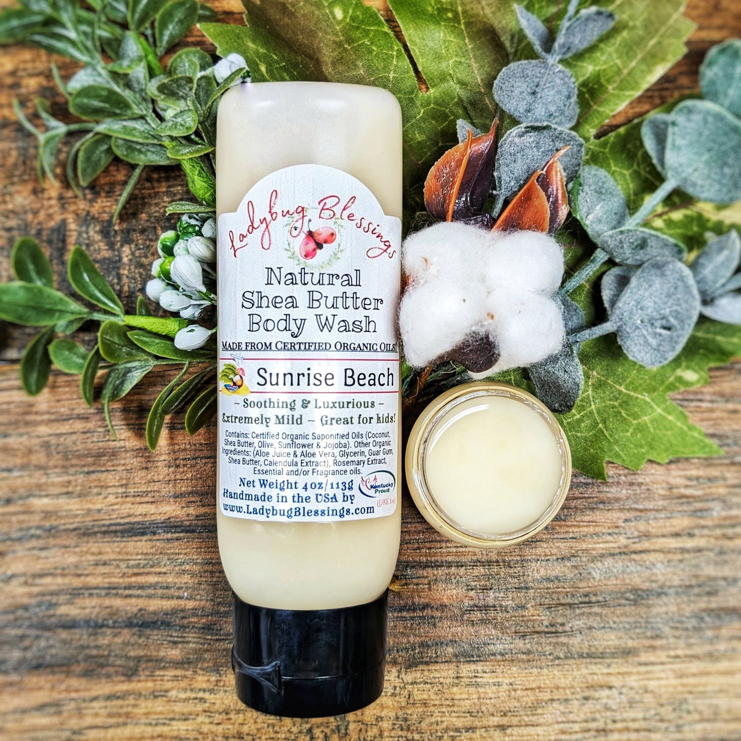 Natural Shea Butter Body Wash - Two Sizes!