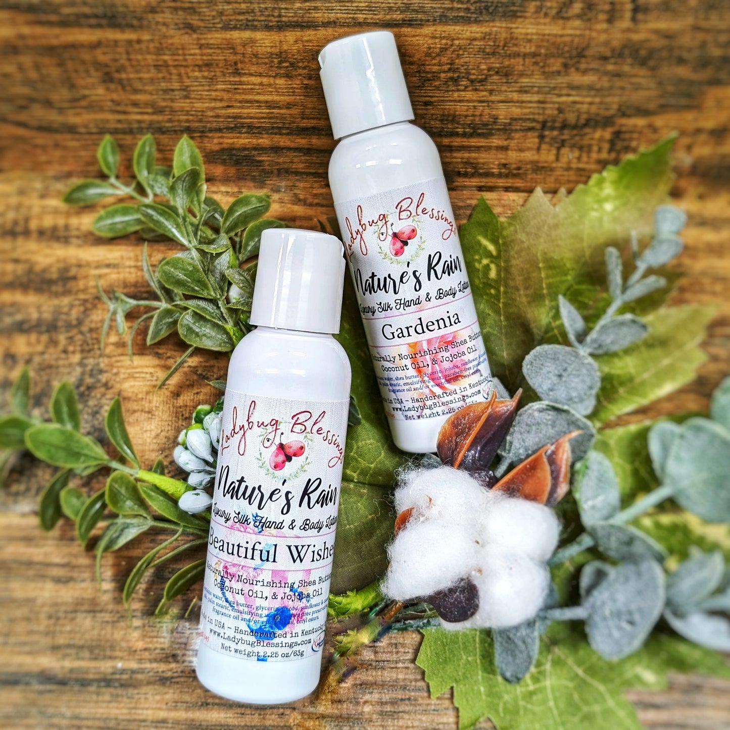 Nature's Rain // Luxury Silk Pump & Travel Lotion *Two Sizes!*