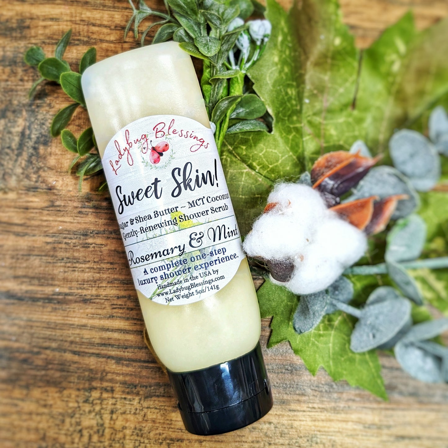 *BACK for Summer!* "Sweet Skin" Sugar & Shea Scrub // Shower Essentials Collection