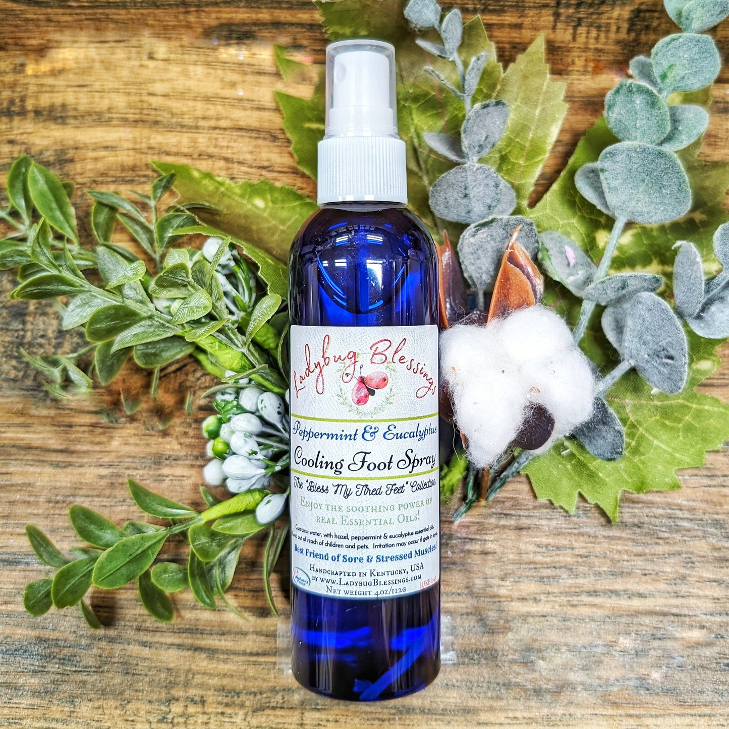 Cooling Foot Spray // Essential Oils only!