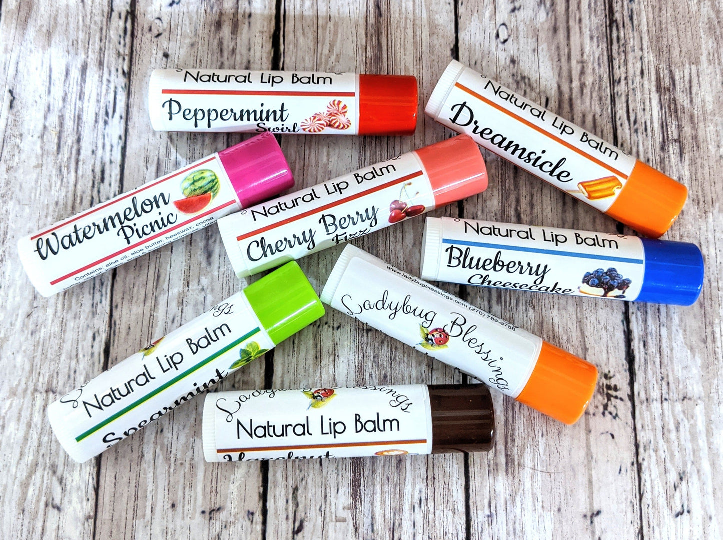 Natural Lip Balm *Lots of flavors!*