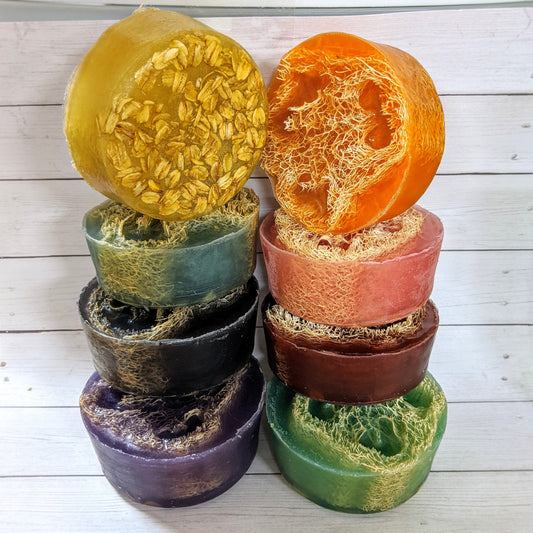 SURPRISE ME Seasonal Loofah Soap "Spa in a Bag!" Discount Sets!