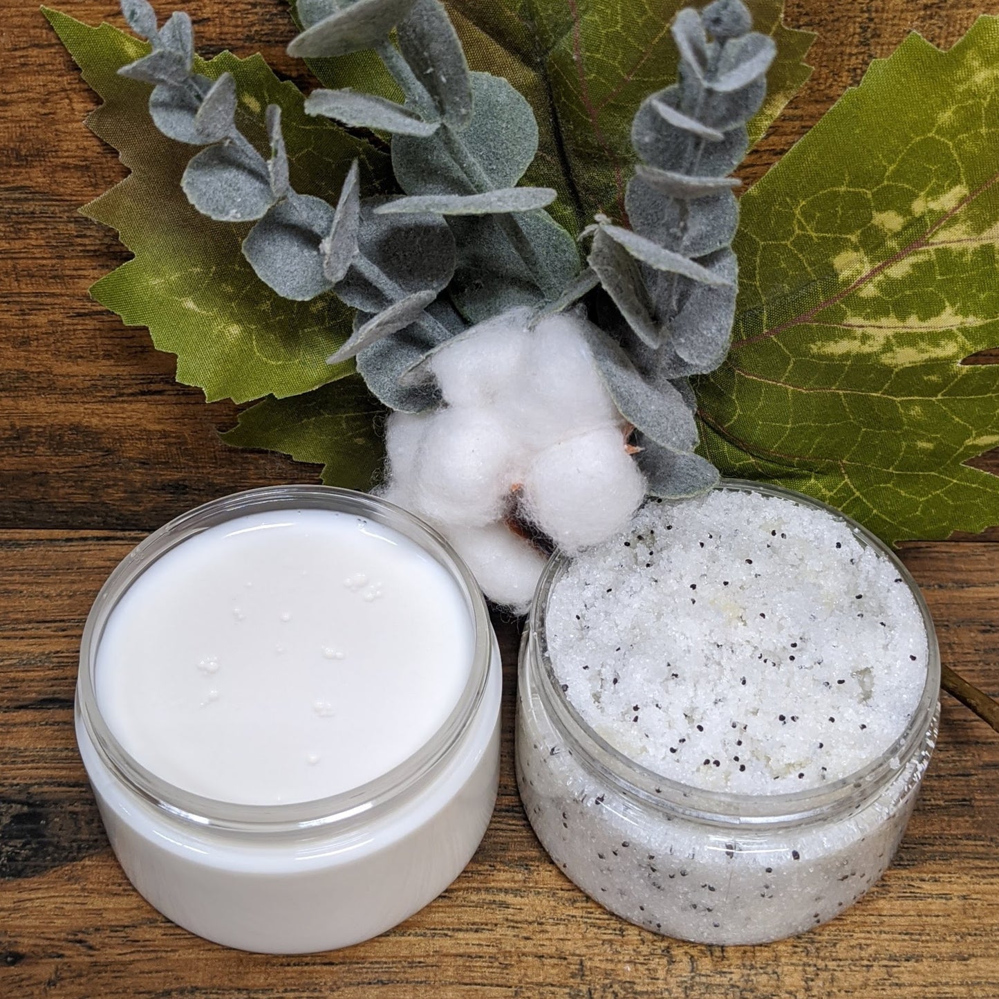 Peppermint Cream & Scrub Set