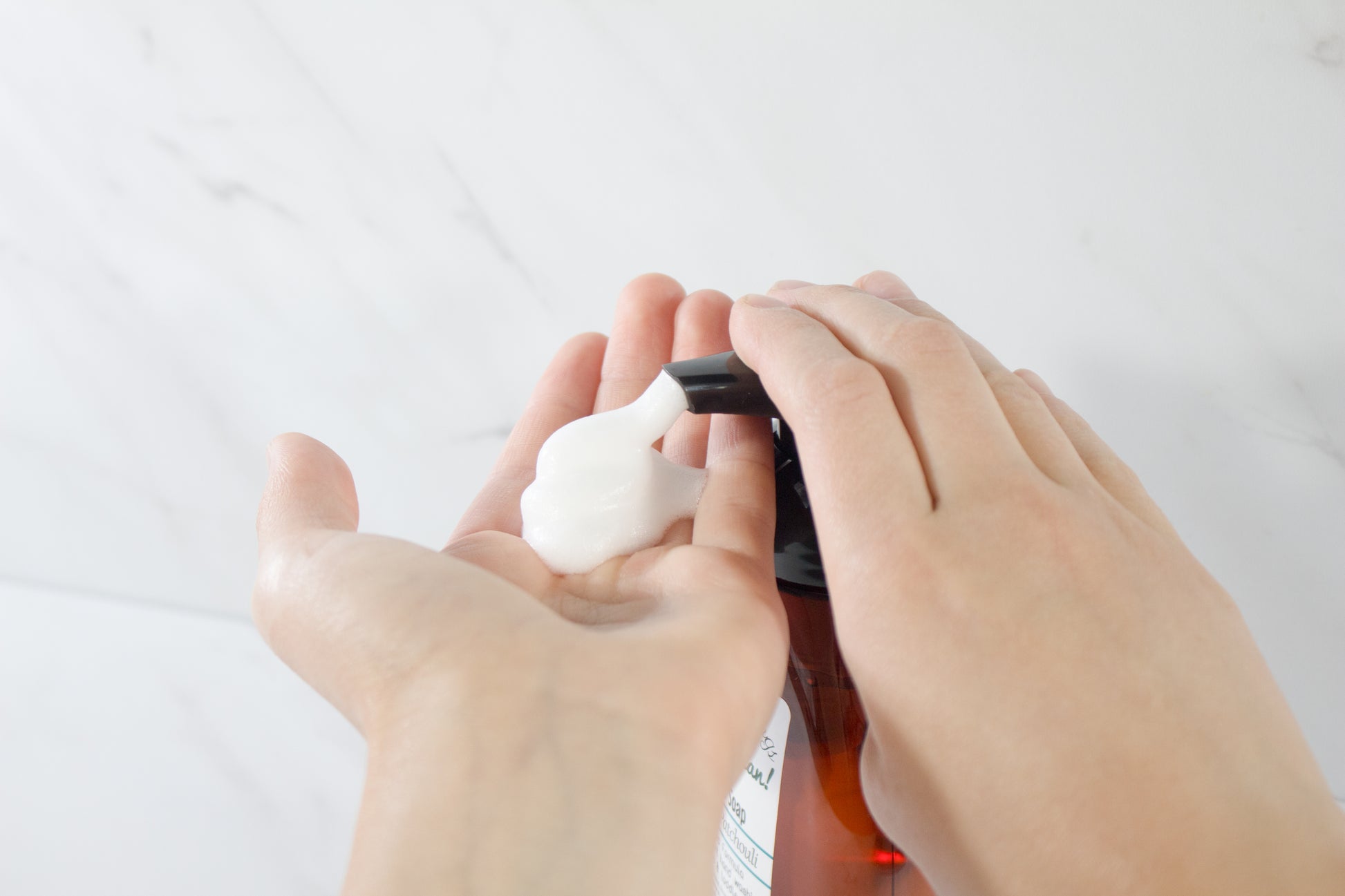 large foaming castile soap example