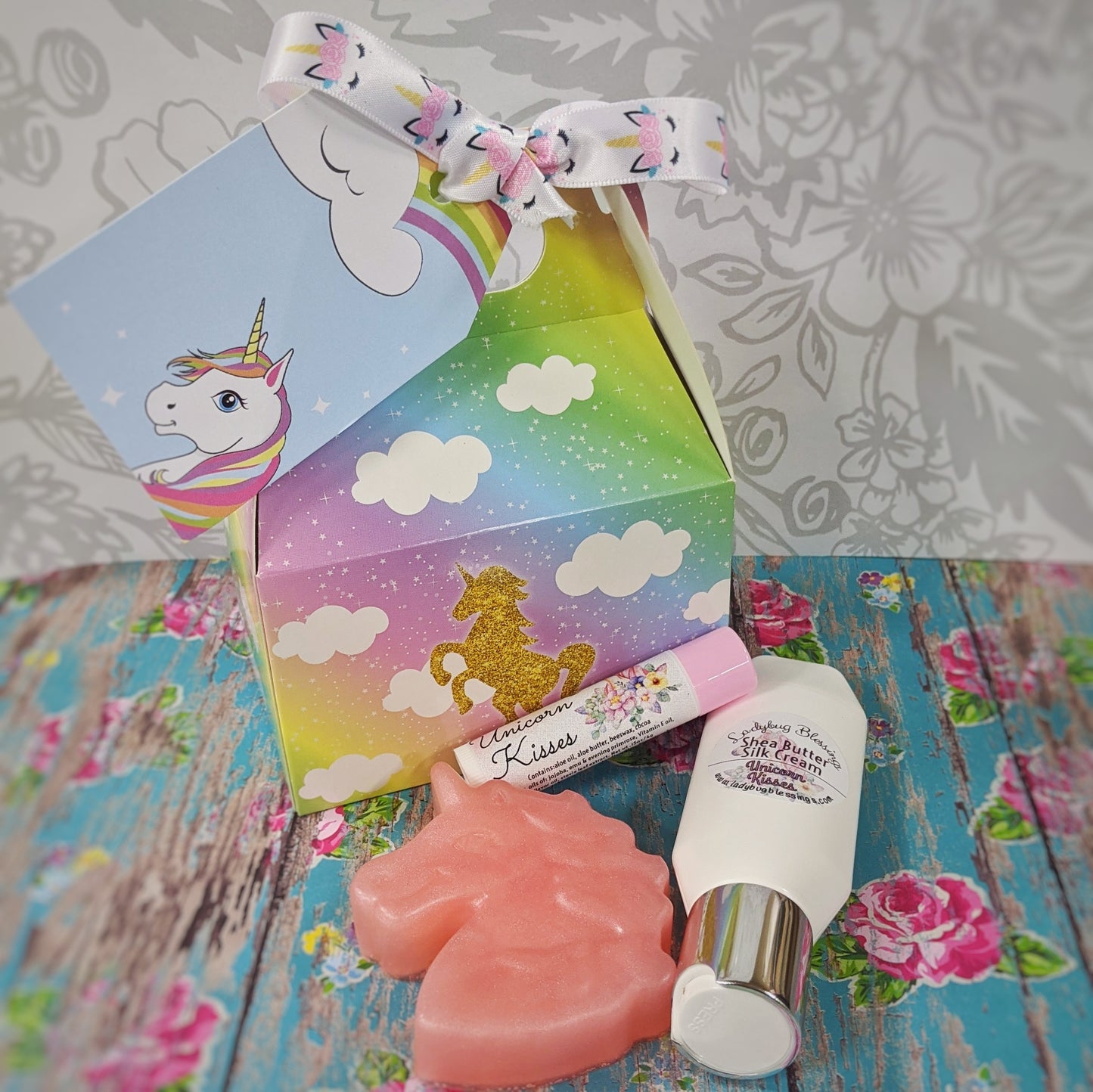 Unicorn Soap, Lotion, & Lip Balm Gift Box Kid Sets!