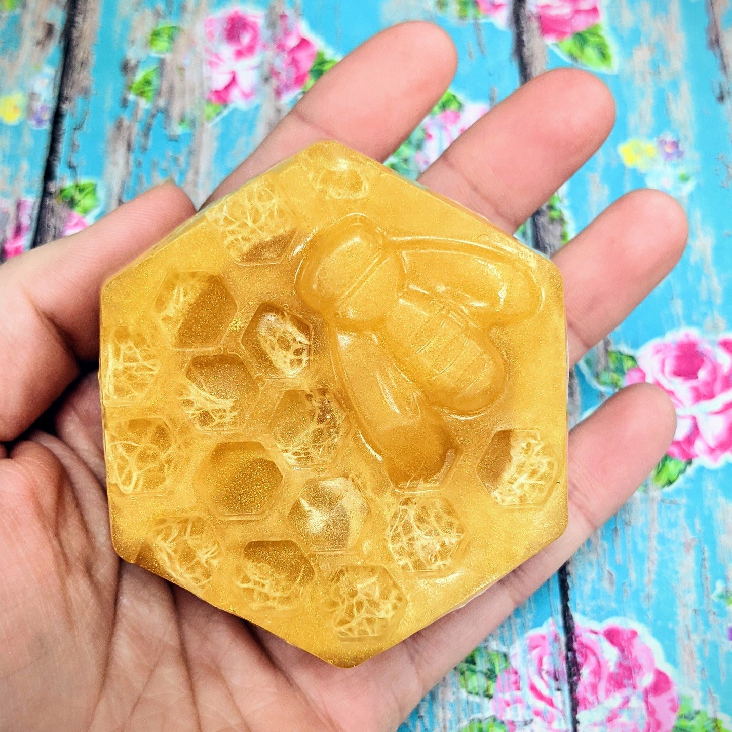 "Honey Bee Mine" Mini Loofah Soap