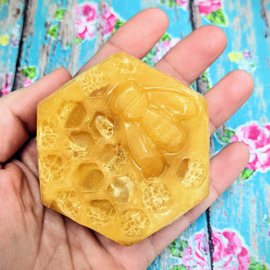 "Honey Bee Mine" Mini Loofah Soap