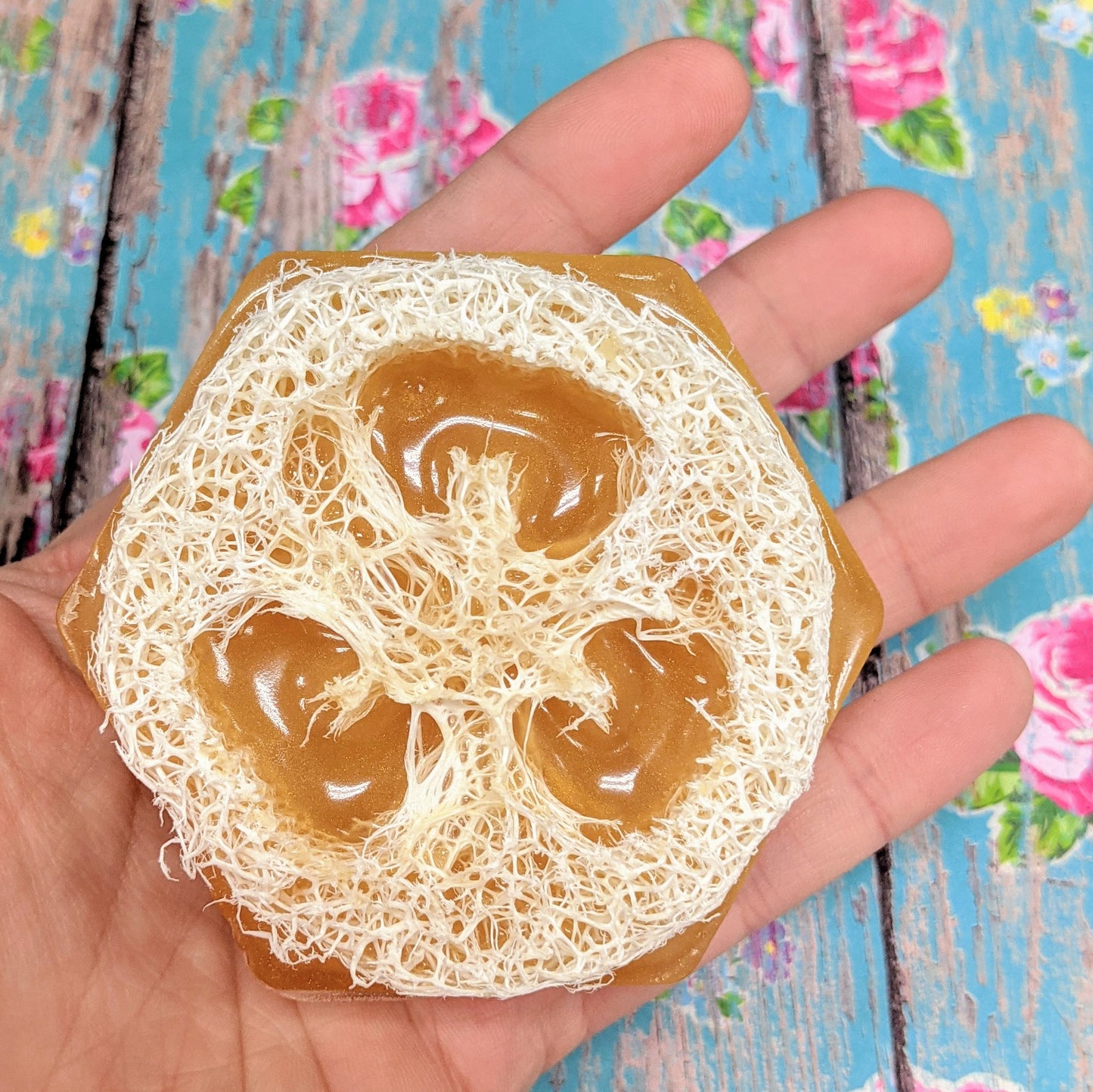"Honey Bee Mine" Mini Loofah Soap