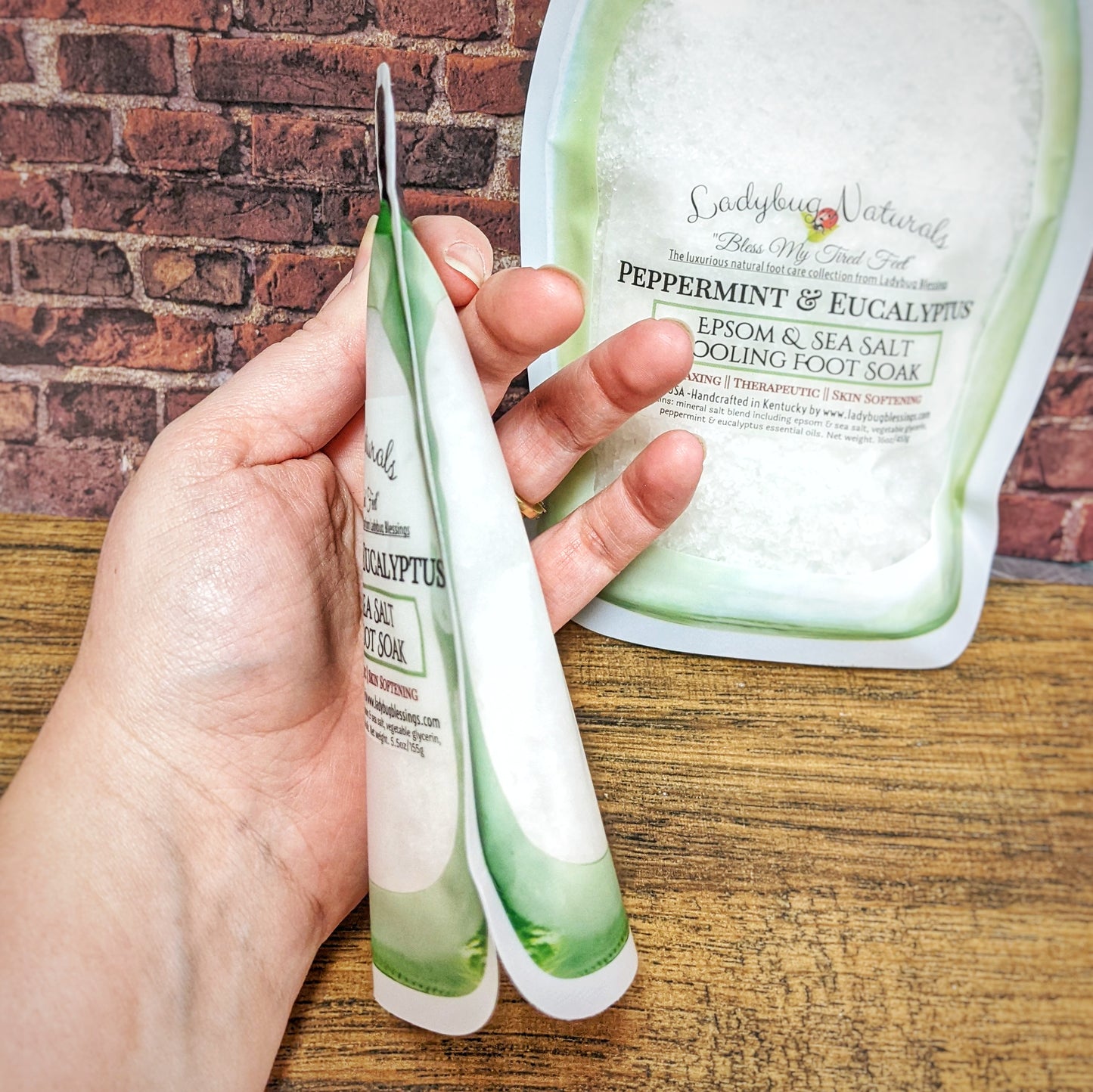 Cooling Foot Soak with Peppermint & Eucalyptus - Two Sizes!