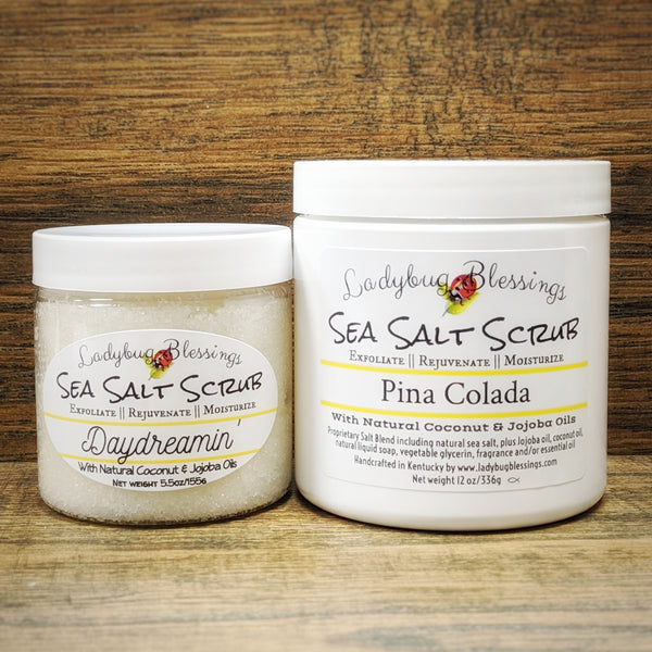 Sea Salt Body Scrub - 5.5oz Small Size