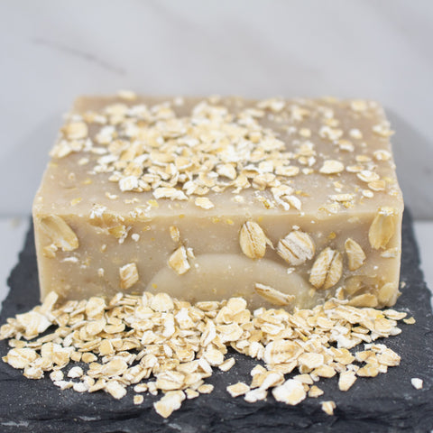 handcrafted oatmeal soap bar